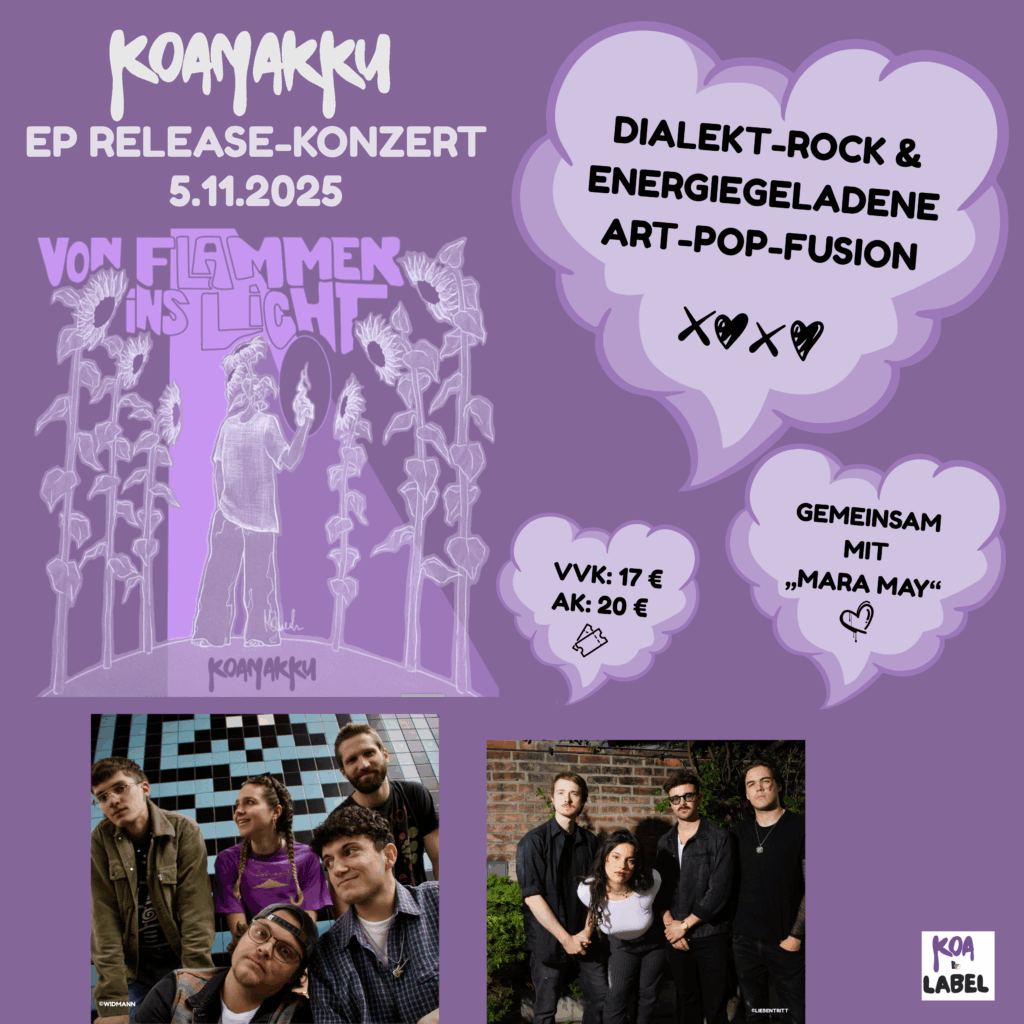 KOAN AKKU – EP RELEASE “Von Flammen ins Licht”