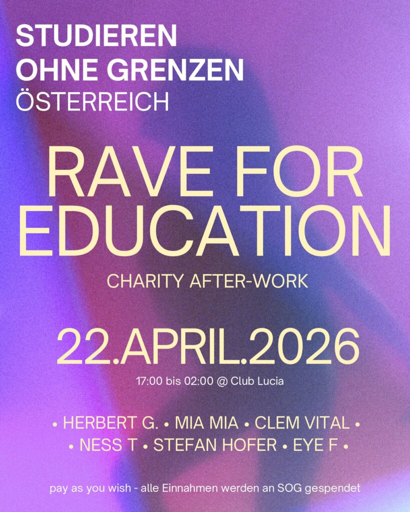 Rave for Education – Charity Event von Studieren ohne Grenzen