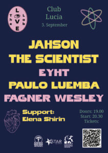 The Love Lab – Jahson The Scientist with Eyht, Paolo Luemba and Fagner Wesley