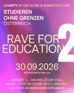 Rave for Education Vol.2 – Charity event von Studieren ohne Grenzen